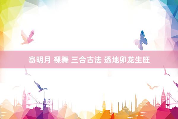 寄明月 裸舞 三合古法 透地卯龙生旺
